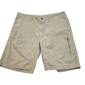 Patagonia Men's Organic Cotton Flat Front All-Wear Khaki Utility Shorts 36"